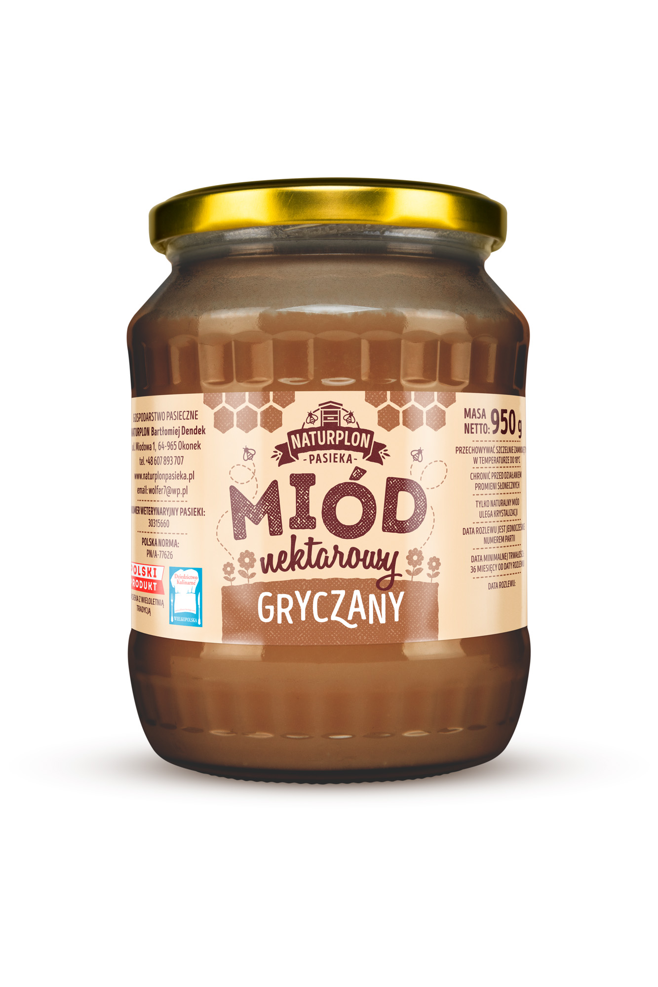 Naturplon_Pasieka_Miod_GRYCZANY_950g